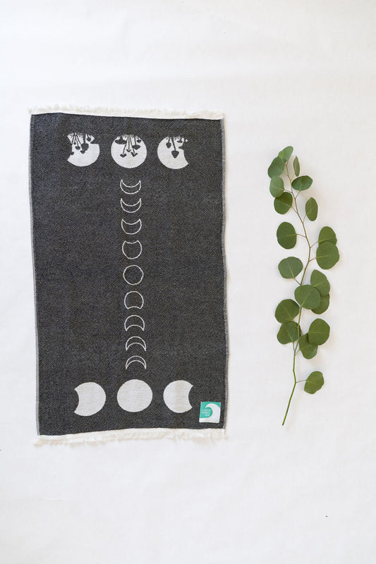 The "Moonshroom" Custom Designed Hand Towel