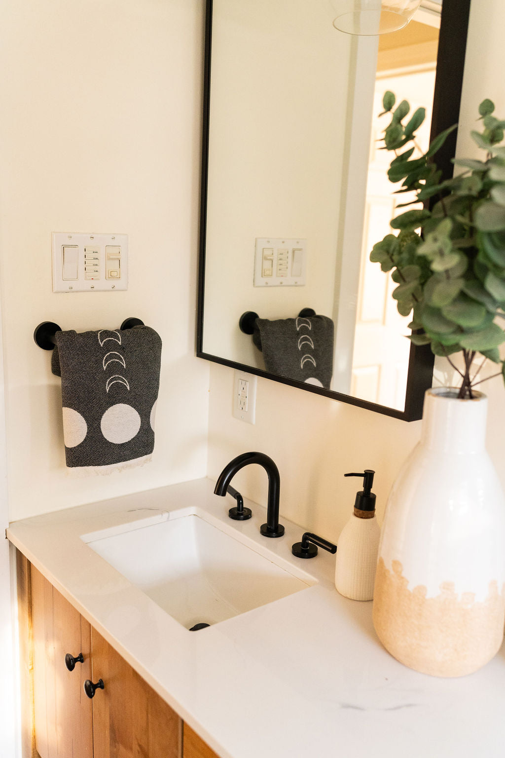 The "Moonshroom" Custom Designed Hand Towel